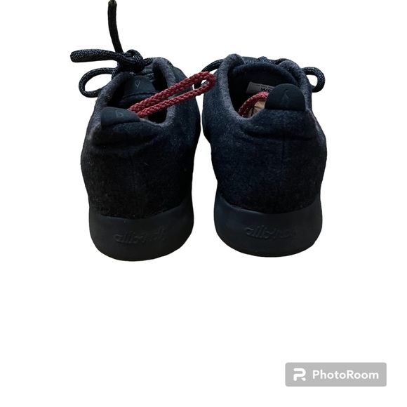 Allbirds Sneakers Women Sz 9 Wool Runners Black/Gray - Picture 4 of 5
